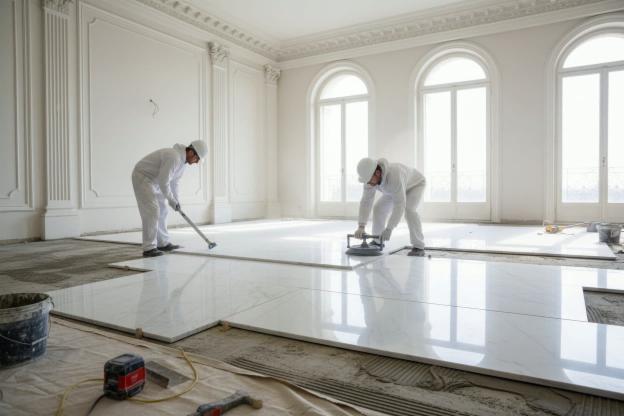 Quanto costa posare i pavimenti in marmo?