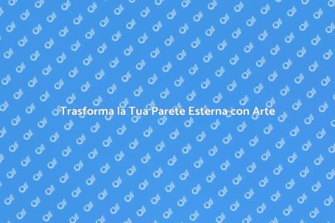 Murale Floreale per Parete Esterna