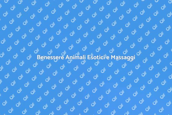 Importanza del Massaggio per Animali Esotici