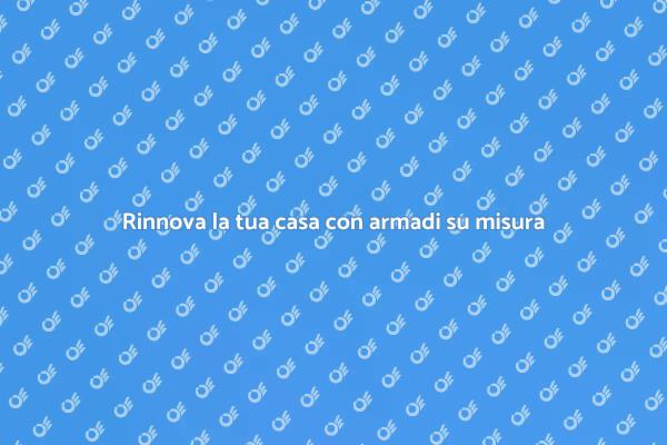 Trasforma la tua casa con armadi su misura
