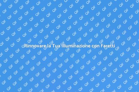 Sostituire Faretti da Incasso in Casa