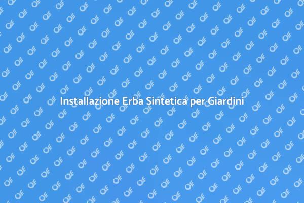 Trasforma il Tuo Giardino con Erba Sintetica