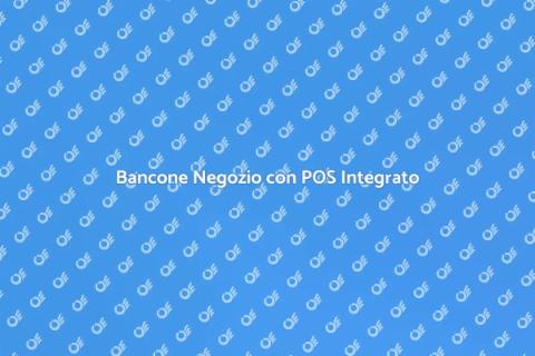 Bancone per Negozio con Supporto POS