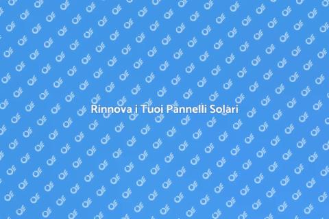 Riparazione Pannelli Solari Inutili