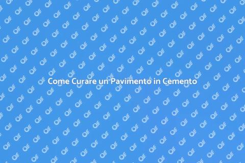 Manutenzione Pavimento in Cemento