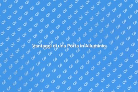 Porta in Alluminio di Alta Qualità