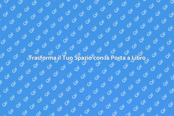 Porta a Libro: Soluzione Estetica e Pratica
