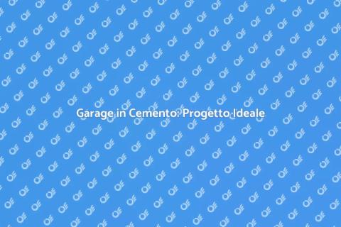 Garage in Cemento: Spazio Versatile
