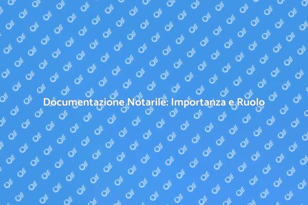 Rendicontazione Notarile e Sicurezza Legale