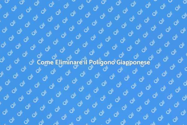 Rimozione Efficace del Poligono Giapponese