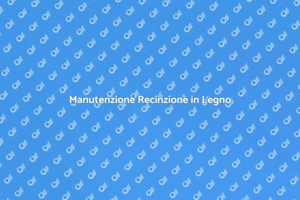 Ristrutturare una Recinzione in Legno