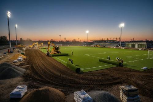 costruire un campo da calcio