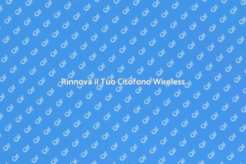 Sostituzione Citofono Wireless