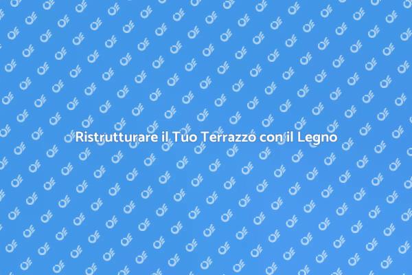 Trasforma il Tuo Terrazzo con un Tetto