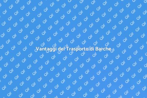 Trasporto Barche con Rimorchio