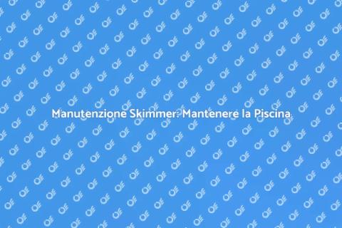 Verifica Skimmer: Manutenzione Piscina