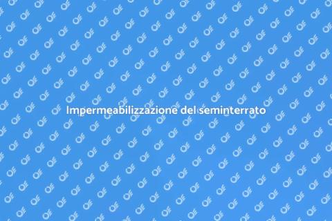 Rendere impermeabile il seminterrato