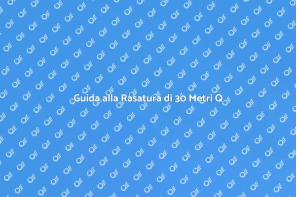 Rasatura Essenziale per Ristrutturare