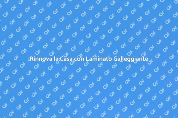 Pavimento Galleggiante: Facile e Veloce