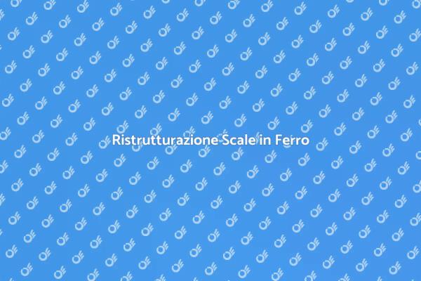 Trasforma le Tue Scale in Ferro