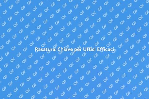 Rasatura Ufficio: Eccellenza Garantita