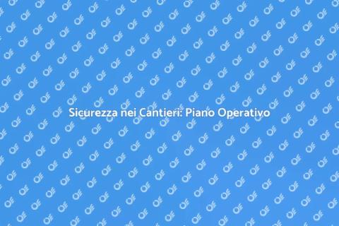 Piano Operativo di Sicurezza Essenziale
