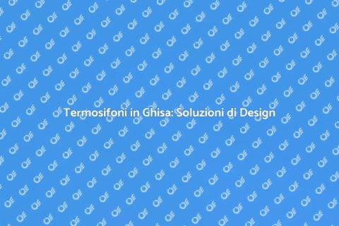 Camuffare Termosifoni in Ghisa