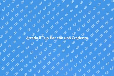 Credenza in Legno per il Tuo Bar