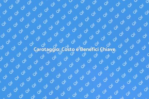 Carotaggio: Costo e Vantaggi Essenziali