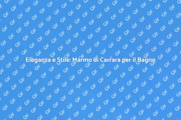 Rinnova il Tuo Bagno con Stile