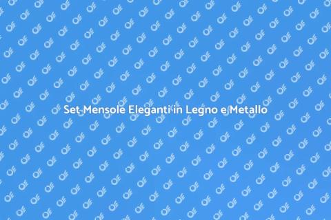 Mensole in Legno e Metallo per Archivi