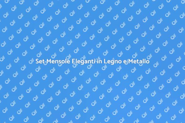 Trasforma il Tuo Spazio con Mensole