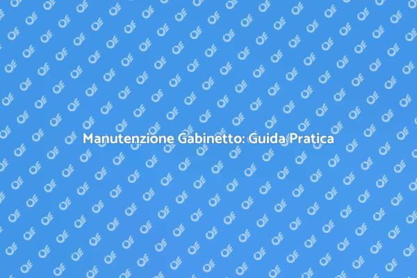 Manutenzione Efficace della Tubazione