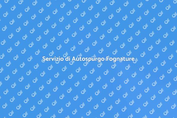 Autospurgo: Mantieni le Fognature Efficaci