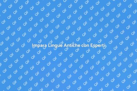 Lezioni Private di Lingue Antiche