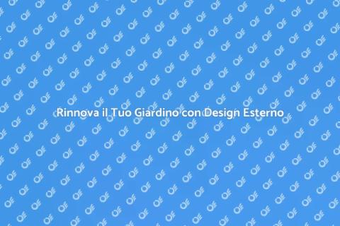 Exterior Designer: Trasforma il Tuo Giardino