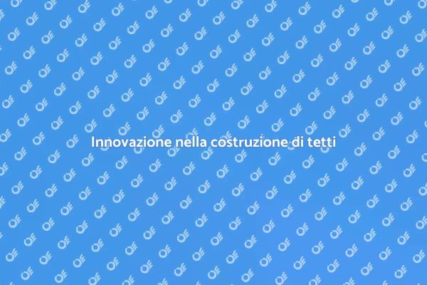 Costruzione di tetti in legno lamellare