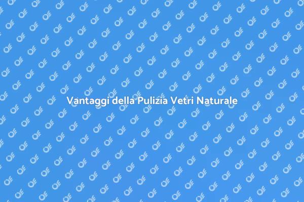 Pulizia Vetri: Scegli Ecologico!