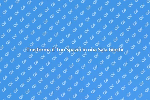 Progetta la Tua Sala Giochi Ideale