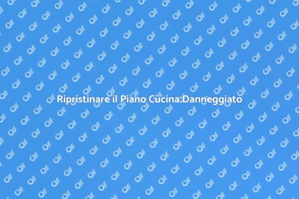 Come Riparare una Crepa in Cucina