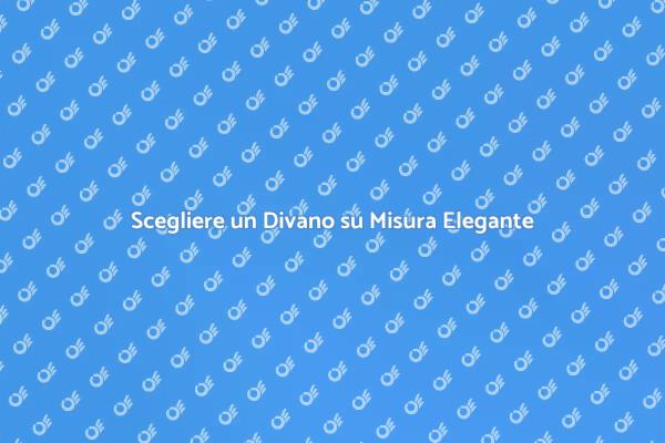 Divano Elegante con Braccioli Sottili
