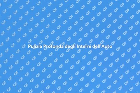 Pulire gli Interni dell'Auto