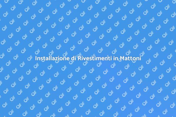 Come Installare Rivestimenti in Mattoni