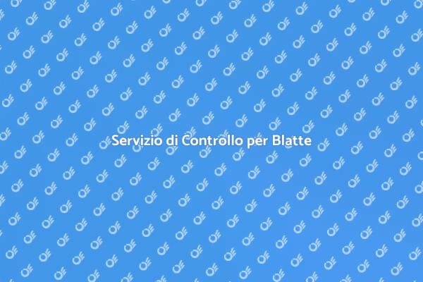 Liberati dalle Blatte Oggi Stesso
