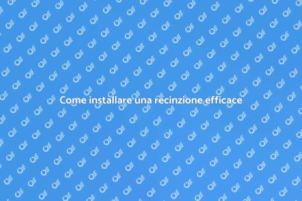 Rendi sicuro il tuo giardino con una recinzione