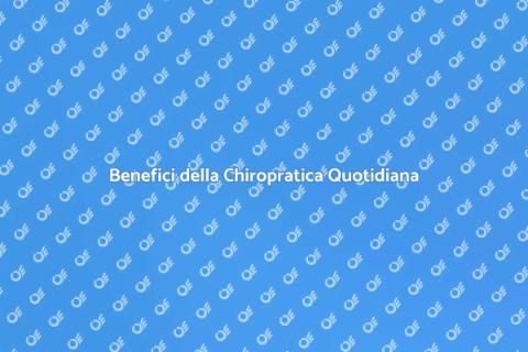 Terapia Chiropratica e Benessere
