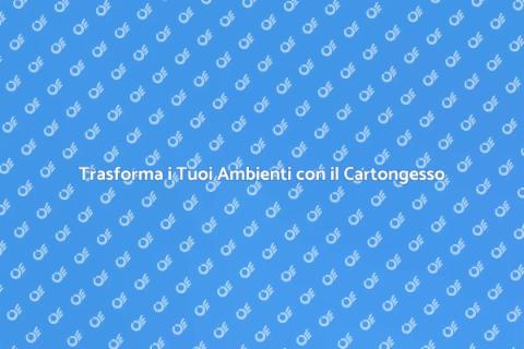 Posa Cartongesso su Soffitti Ribassati