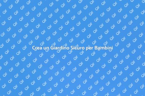 Giardino con Giochi per Bambini