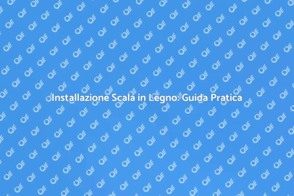 Scala in Legno: Eleganza e Funzionalità