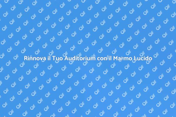 Riscopri l'Eleganza del Marmo Lucido